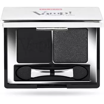 Милан Вамп! Компактные тени для век Duo 2.2G Dark Night, Pupa
