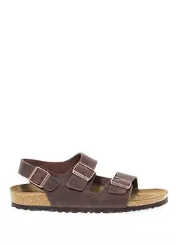 Milano коричневые женские сандалии Birkenstock