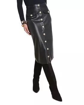 Миланская юбка миди L'AGENCE, черный