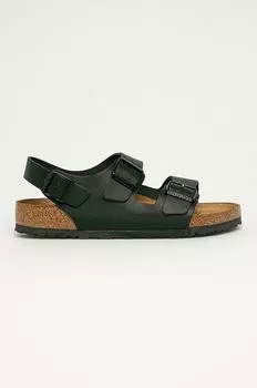 Миланские кожаные сандалии Birkenstock, черный
