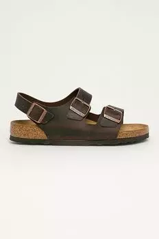 Миланские кожаные сандалии Birkenstock, коричневый