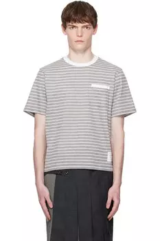 Миланский карманный футболка Thom Browne, мультиколор