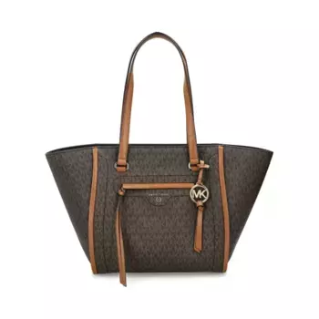 Милая сумка-шоппер Michael Kors, коричневый