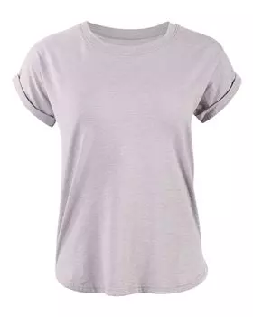 Милая женская футболка Boxercraft, цвет oxford heather