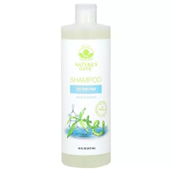 Mild By Nature, Nature's Gate, шампунь для тонких волос, с биотином и бамбуком, 473 мл (16 жидк. унций)