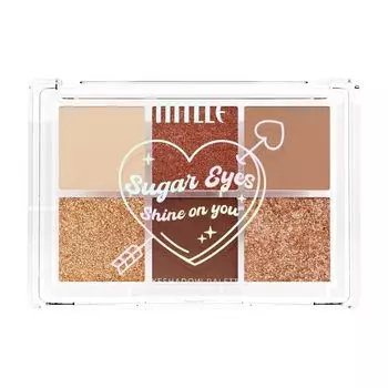 Mille Палетка теней для век Sugar Eyes Shine On You 5г. 03 Осенняя любовь, Autumn Love