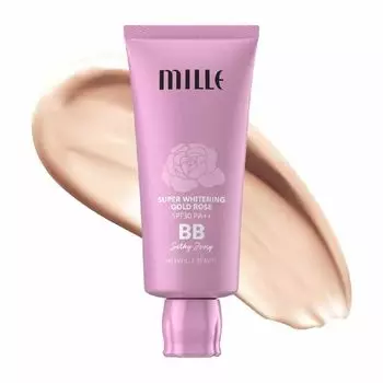 Mille Супер отбеливающий BB-крем Gold Rose SPF30 PA++ 30г. 01 Silky Ivory, Silky Ivory