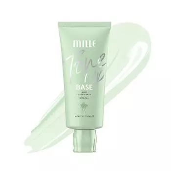 Mille Super Whitening Rose Baby Green Base Face Fix SPF30 PA+++ 30г. Зеленый, Green