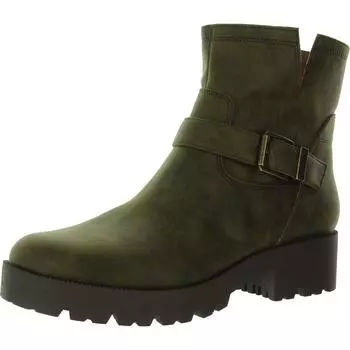 MILLER-2 Женские ботильоны из искусственной кожи без шнурков Zodiac, цвет bear brown fabric