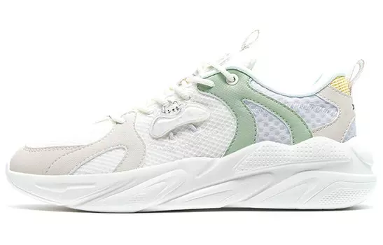 Милые домашние животные Стильная обувь Женская низкая парусная обувь Белый/слоновая кость Белый Xtep