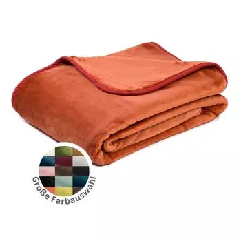 Милый плед Darling Cashmere Feeling 130 х 170 см, красный, диванный плед премиум-класса, плотный теплый плед, 500 гр/м. sleepling, коричневый