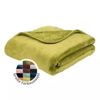 Милый плед Darling Cashmere Feeling 180 х 220 см, салатовый, диванный плед премиум-класса, плотный теплый плед, 500 гр/м. sleepling, зеленый