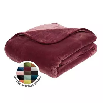 Милый плед Darling Cashmere Feeling 180 х 220 см, антрацит, диванное одеяло премиум-класса, плотное теплое одеяло, 500 гр/м. sleepling, фиолетовый