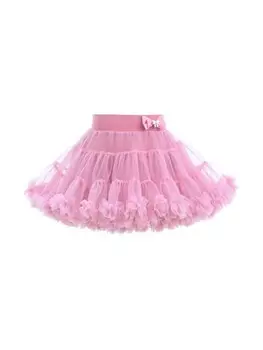 Mimi Tutu юбка из тюля с бантом, розовый