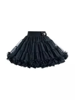 Mimi Tutu юбка из тюля с бантом, черный