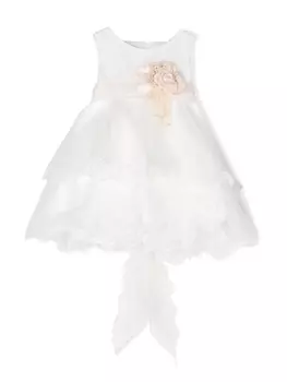 Mimil ярусное платье, белый