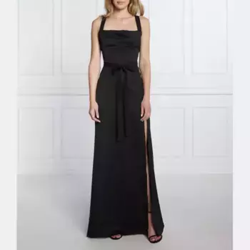 Миндалевое платье Pinko, черный