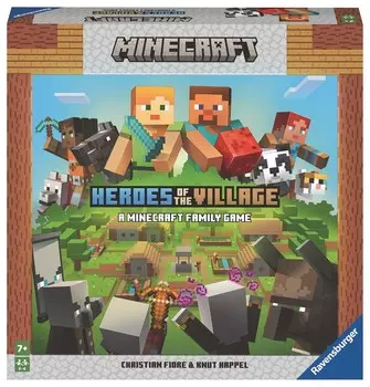 Minecraft, совместная игра для детей - Спасите деревню, Равенсбургер Ravensburger