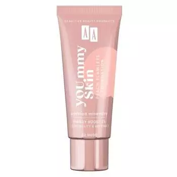 Минеральная основа 02 Nude, 30 мл AA, YOU.mmy Skin Peach Flawless Foundation