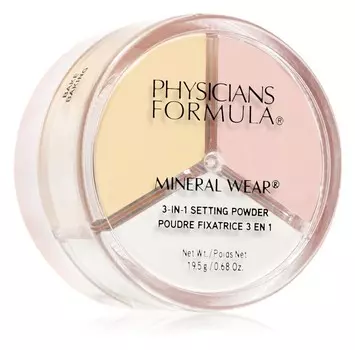 Минеральная пудра 3 в 1 Physicians Formula Mineral Wear®