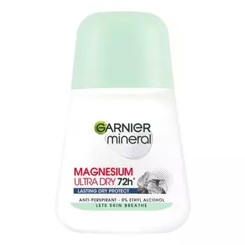 Минеральный магниевый ультрасухой шариковый дезодорант 72ч Garnier, 50 мл