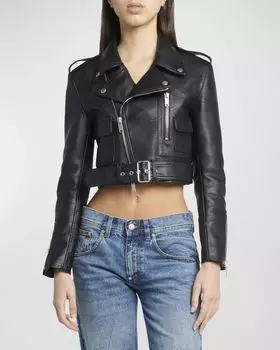 Мини-байкерская куртка Altermat Stella McCartney, цвет Black