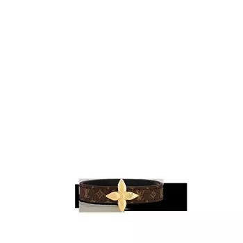 Мини-браслет Flowergram Louis Vuitton, коричневый