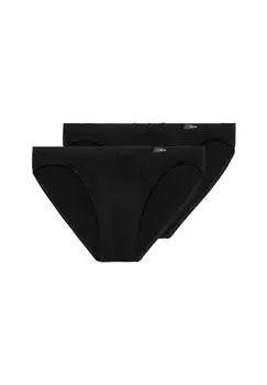 Мини-брифы/трусы, 2 шт, классические HOM, черный