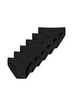Мини-брифы / трусы, набор из 6 шт. базовый uncover by SCHIESSER, черный