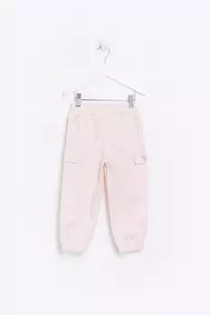 Мини-Брюки-Карго без застежек для девочек River Island, розовый