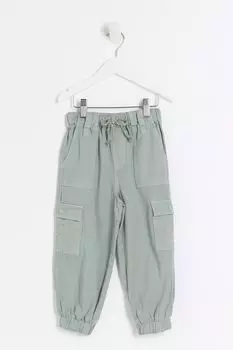 Мини-Брюки карго для девочек River Island, зеленый