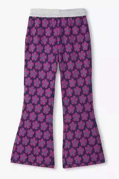 Мини брюки с цветочным принтом и расклешенной талией Hatley, синий