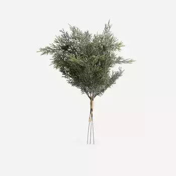 Мини Букет Снежная Сосна Зеленые Ягоды Рождество El Corte Ingls, зеленый