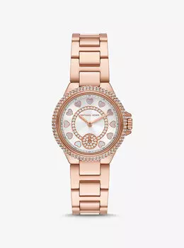 Мини-часы Camille Pav оттенка розового золота Michael Kors, розовый