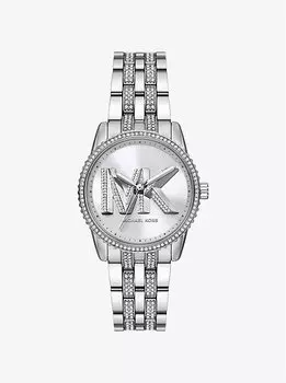 Мини-Часы с логотипом Bryant Pav серебристого тона Michael Kors, серебряный