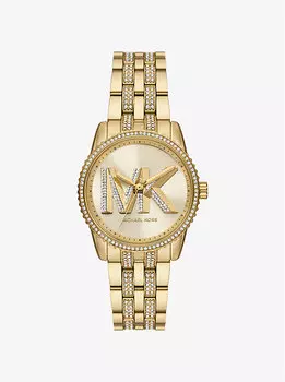 Мини-Часы с логотипом Bryant Pav золотистого тона Michael Kors, золотой