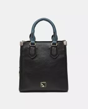 Мини-черная сумочка с несколькими ручками Abbacino, черный