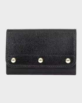 Мини-держатель для карт Luisa с клапаном Franzi, цвет Black