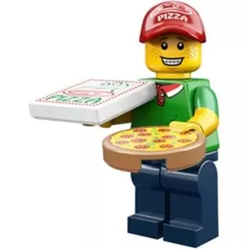 Мини-фигурка Lego Series 12 Доставщик пиццы