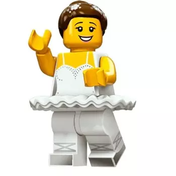 Мини-фигурка Lego Series 15 Балерина