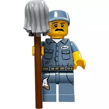 Мини-фигурка Lego Series 15 Дворник