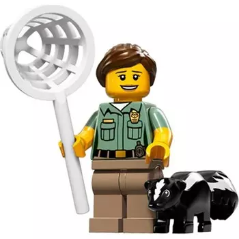 Мини-фигурка Lego Series 15 Офицер с сочком