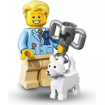 Мини-фигурка Lego Series 16 Победитель выставки собак