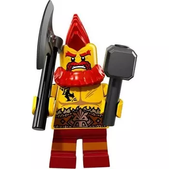 Мини-фигурка Lego Series 17 Боевой гном