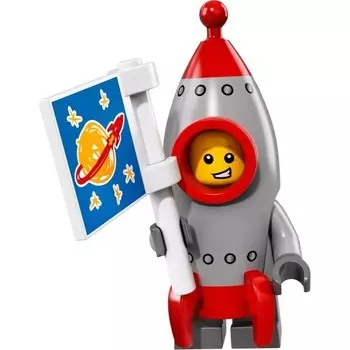 Мини-фигурка Lego Series 17 Мальчик ракета