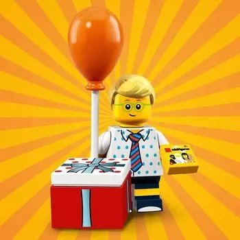 Мини-фигурка Lego Series 18 16.Birthday Party Boy