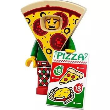 Мини-фигурка Lego Series 19 в костюме пиццы