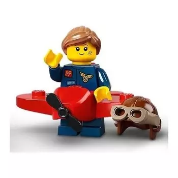Мини-фигурка Lego Series 21 Airplane Girl
