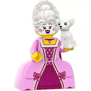 Мини-фигурка Lego в стиле рококо