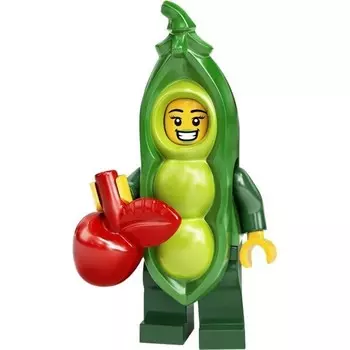 Мини-фигурка в костюме гороха Lego Series 20